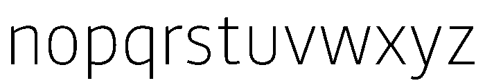 Bould ExtraLight Font LOWERCASE