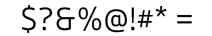 Bould Light Font OTHER CHARS