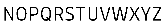 Bould Light Font UPPERCASE