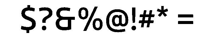 Bould Medium Font OTHER CHARS