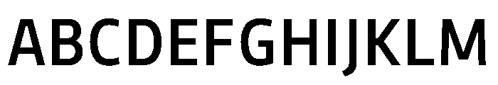 Bould Medium Font UPPERCASE