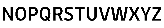 Bould Medium Font UPPERCASE