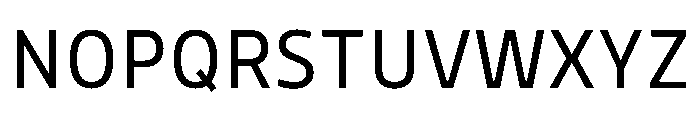 Bould Regular Font UPPERCASE