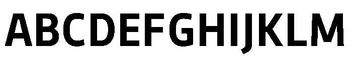 Bould SemiBold Font UPPERCASE