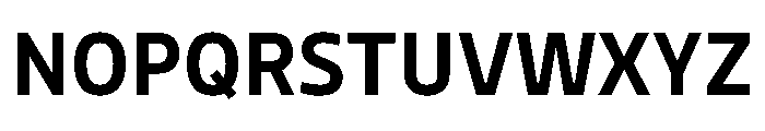 Bould SemiBold Font UPPERCASE
