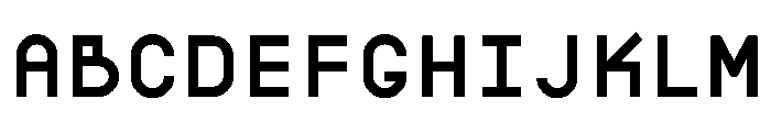 BoulderMono Bold Font UPPERCASE