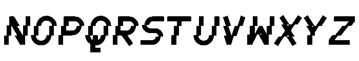 BoulderMono BoldItalic Font UPPERCASE