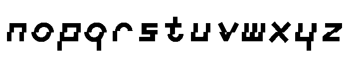 BoulderMono BoldItalic Font LOWERCASE