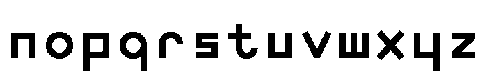 BoulderMono Bold Font LOWERCASE