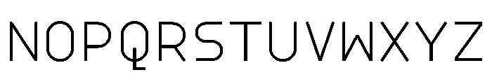 BoulderMono Light Font UPPERCASE