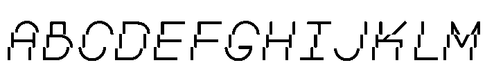 BoulderMono LightItalic Font UPPERCASE