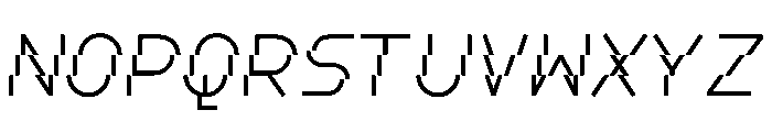 BoulderMono LightItalic Font UPPERCASE