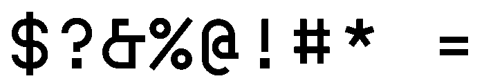 BoulderMono Medium Font OTHER CHARS
