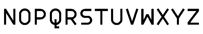 BoulderMono Medium Font UPPERCASE