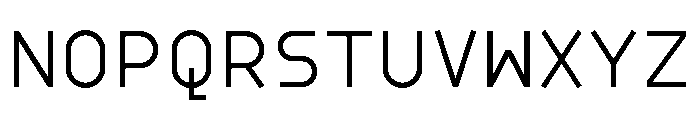 BoulderMono Regular Font UPPERCASE