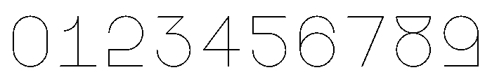 BoulderMono Thin Font OTHER CHARS