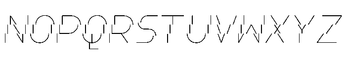 BoulderMono ThinItalic Font UPPERCASE