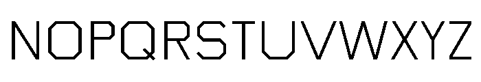 Boulevardetc Light Font UPPERCASE