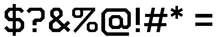 Boulevardetc Medium Font OTHER CHARS