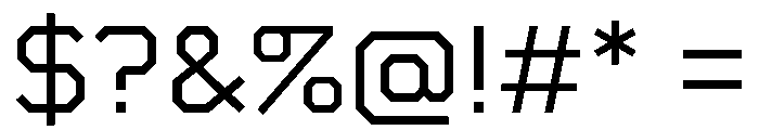 Boulevardetc Regualr Font OTHER CHARS