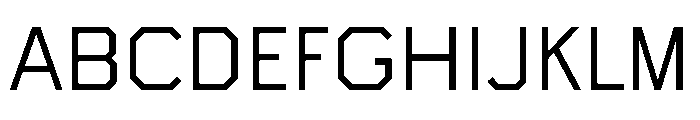 Boulevardetc Regualr Font UPPERCASE