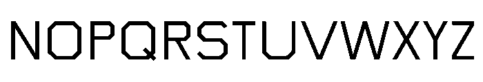 Boulevardetc Regualr Font UPPERCASE