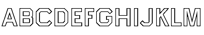 Boulevardoutlineetc Bold Font UPPERCASE