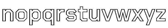 Boulevardoutlineetc Bold Font LOWERCASE