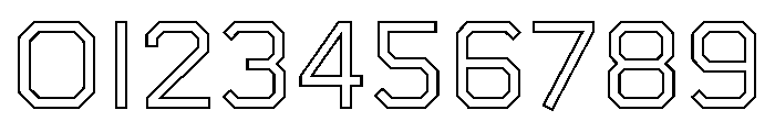 Boulevardoutlineetc Book Font OTHER CHARS