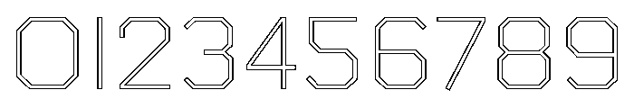 Boulevardoutlineetc Extralight Font OTHER CHARS