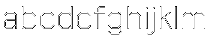 Boulevardoutlineetc Extralight FONT
