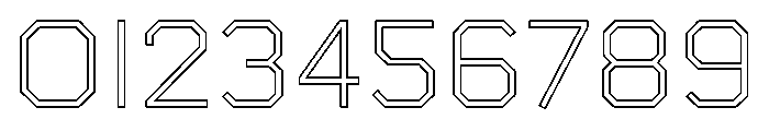 Boulevardoutlineetc Light Font OTHER CHARS