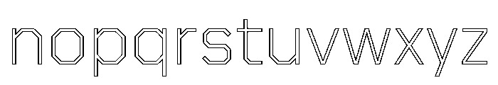 Boulevardoutlineetc Light Font LOWERCASE