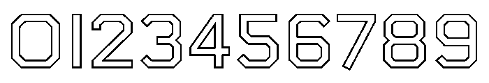 Boulevardoutlineetc Medium Font OTHER CHARS