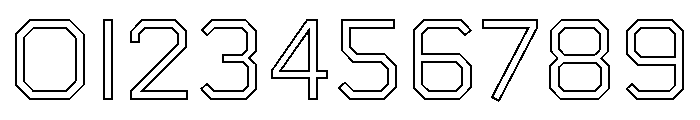 Boulevardoutlineetc Regualr Font OTHER CHARS