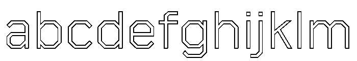 Boulevardoutlineetc Regualr FONT