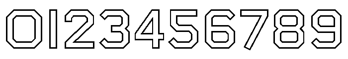 Boulevardoutlineetc Semibold Font OTHER CHARS