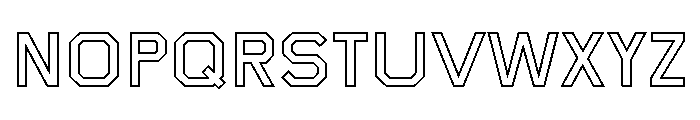 Boulevardoutlineetc Semibold Font UPPERCASE