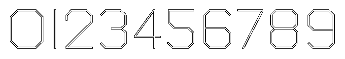 Boulevardoutlineetc Thin Font OTHER CHARS