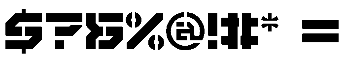Boxcrate RegularText Instance Font OTHER CHARS
