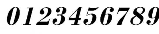 Bodoni Bold Italic Font OTHER CHARS