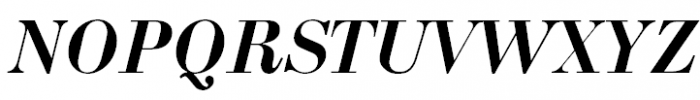 Bodoni Bold Italic Font UPPERCASE