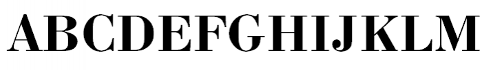 Bodoni Bold Font UPPERCASE