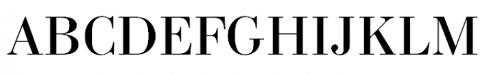 Bodoni Book Font UPPERCASE