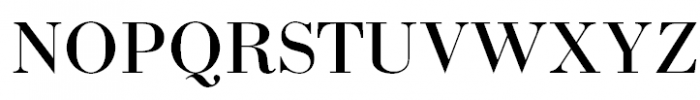 Bodoni Book Font UPPERCASE