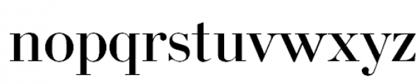 Bodoni Book Font LOWERCASE