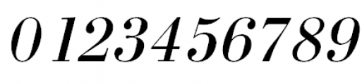 Bodoni Italic Font OTHER CHARS