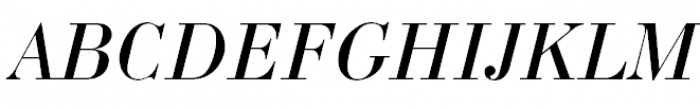 Bodoni Italic Font UPPERCASE