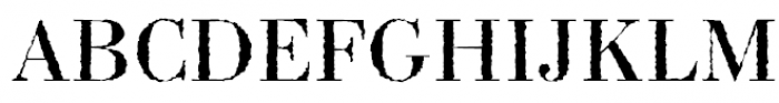 Bodoni Rough Font UPPERCASE