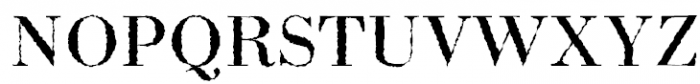 Bodoni Rough Font UPPERCASE